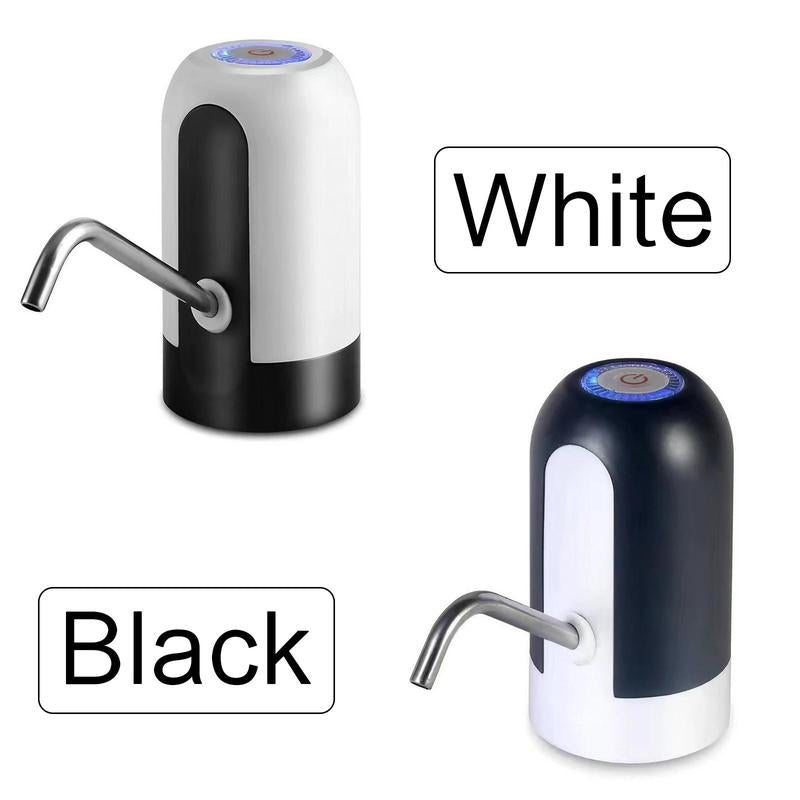 Electric Water Bottle Pump, USB Rechargeable Automatic Dispenser, Portable Water Bottle Pump for Camping & Travel