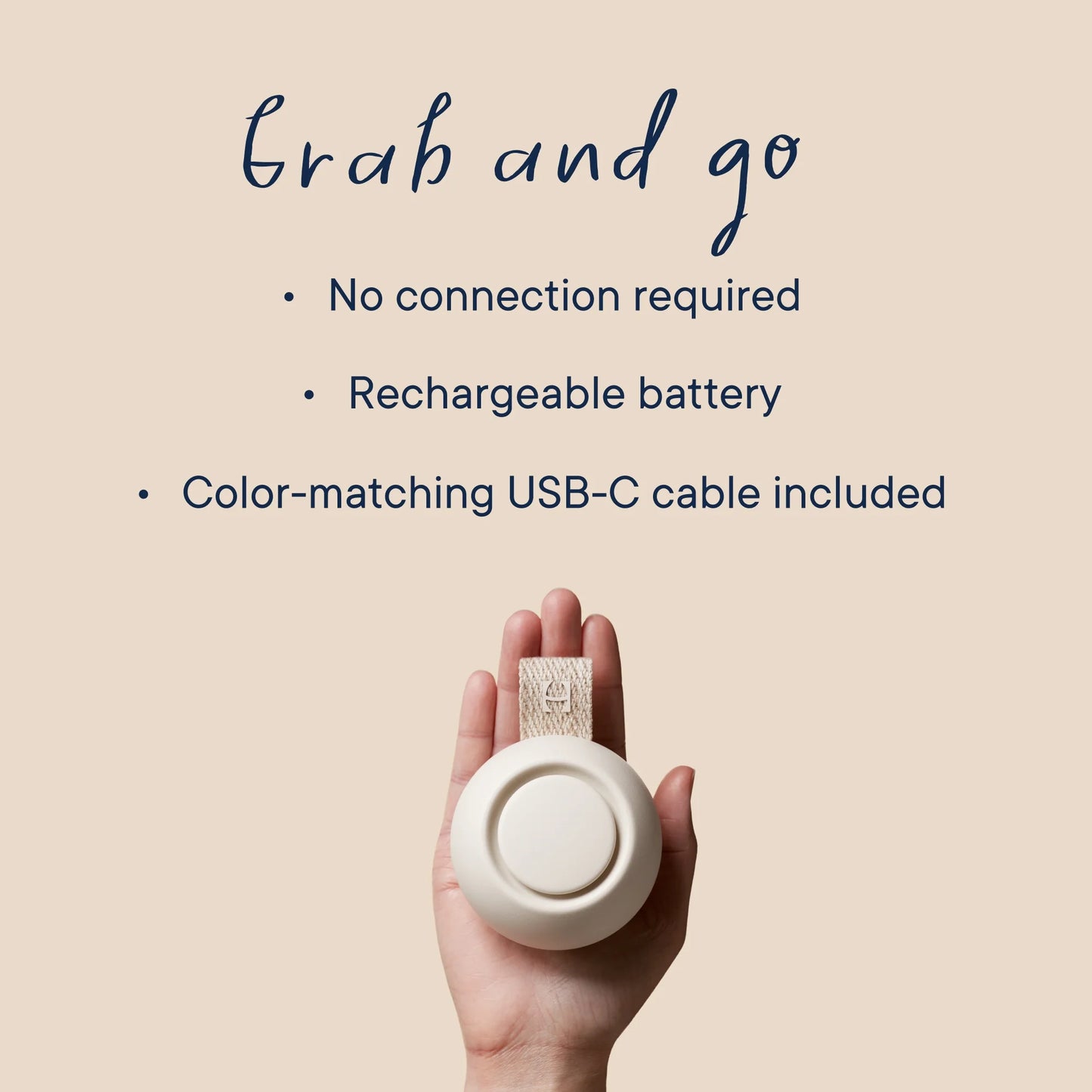 Rest Go | Portable Sound Machine for Babies and Kids | Baby Sleep Soother | 10 Soothing Sounds | White Noise | Shush | Travel | Registry Gift | Baby Shower | Clips on Baby Stroller | Putty