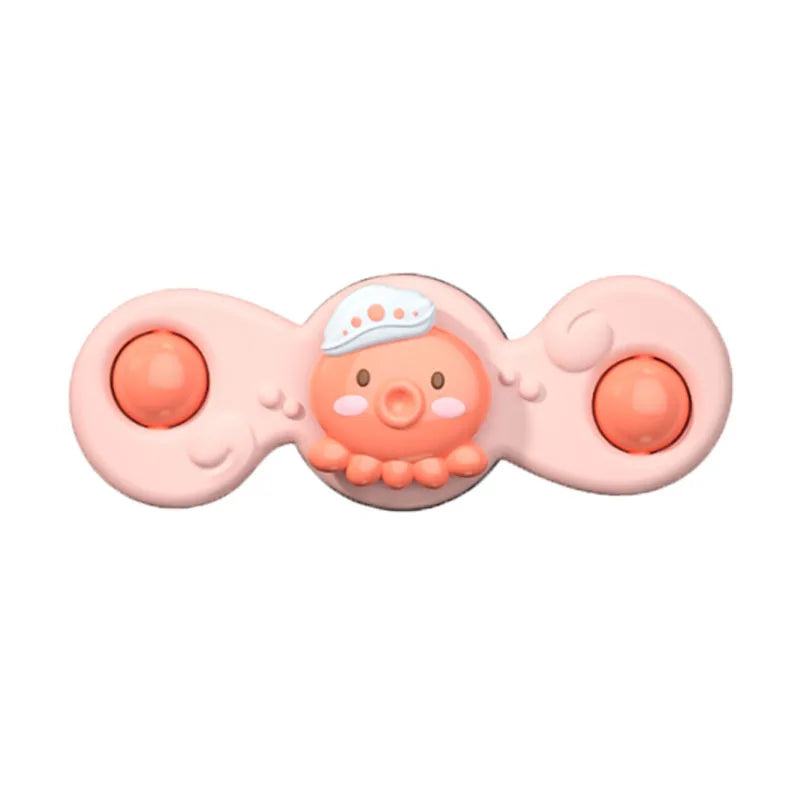 1Pcs Baby Cartoon Fidget Spinner Toys Colorful Insect Gyro Educational Toy Kids Fingertip Rattle Bath Toys for Boys Girls Gift