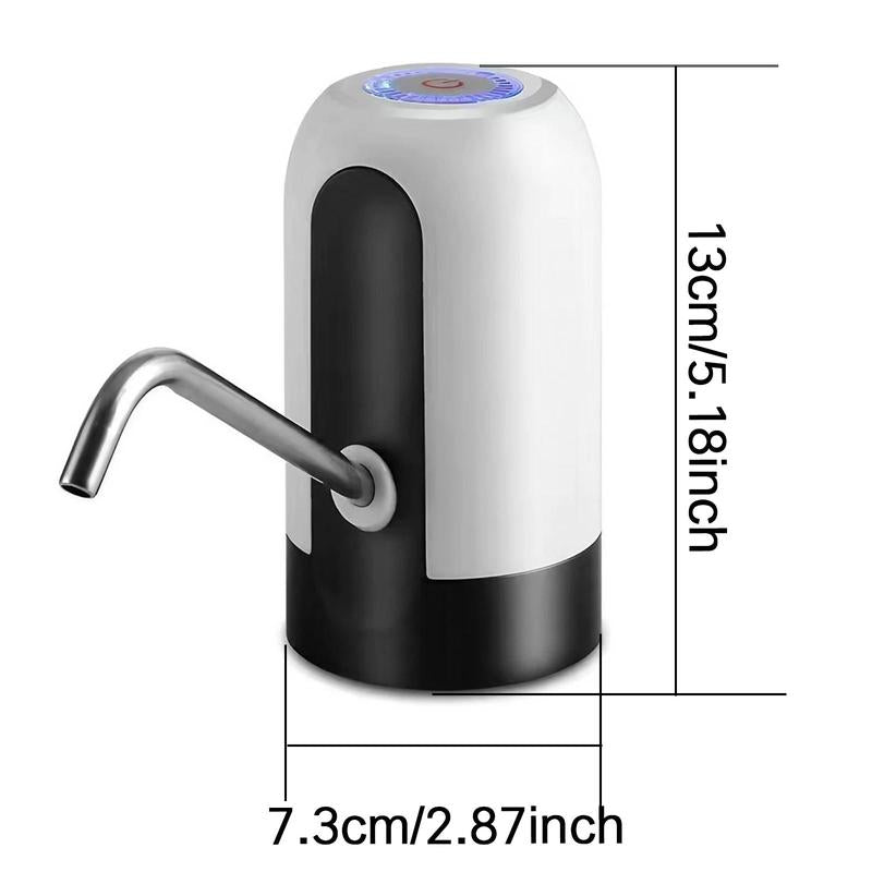 Electric Water Bottle Pump, USB Rechargeable Automatic Dispenser, Portable Water Bottle Pump for Camping & Travel