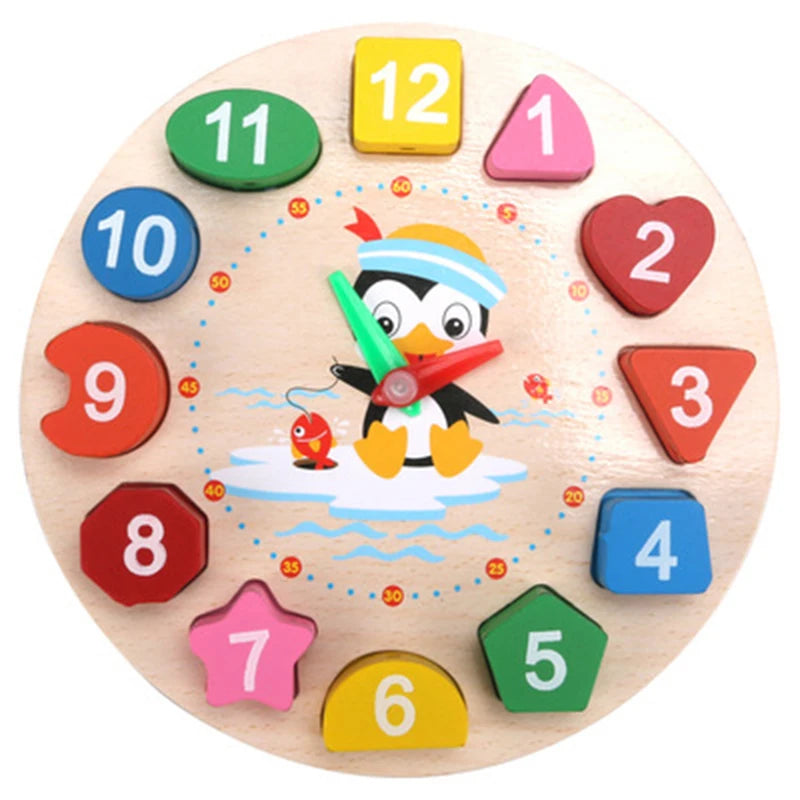 Montessori Wooden Puzzle 3D Alphabet Letters Number Matching Game Baby Kids Toys Education Learning Toy for Children 2 to 4 Year