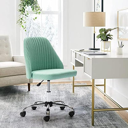 [Fall Sale]Joyfinity Home Small Cute Desk Chair Armless for Small Space Adjustable Rolling Chair, Cute Modern Desk Chair for Home Office Make up Bed Room