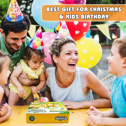 Bean Bag Toss Game Toy for Kids,  Dart Board for Kids, Fun Outdoor Cornhole Game Toys for Toddlers Kids Ages 3 4 5 6 7 8 Year Old Boys Girls Birthday Party Christmas Holiday Game Gifts
