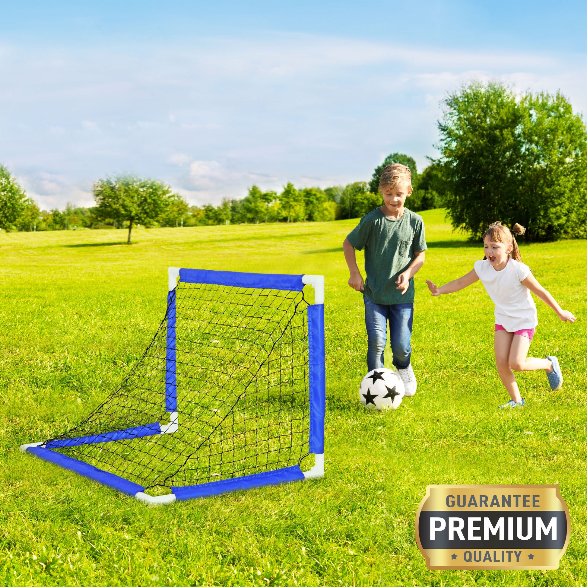 Kids Soccer Goal Games & Toys | Football Net, Backyard, Indoor & Outdoor Sports, Set of 2