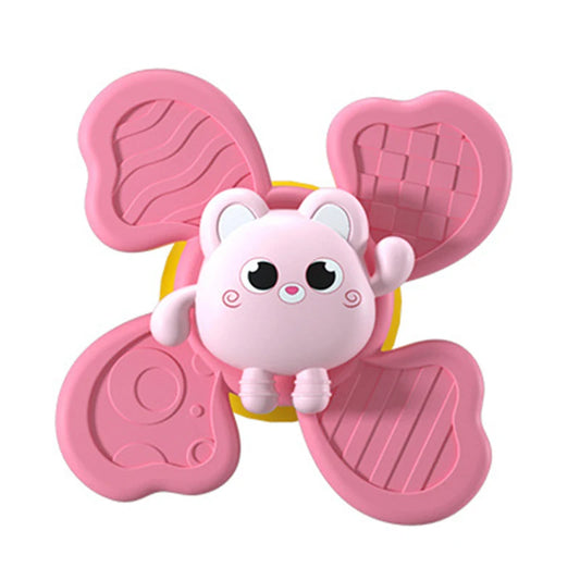 1Pcs Baby Cartoon Fidget Spinner Toys Colorful Insect Gyro Educational Toy Kids Fingertip Rattle Bath Toys for Boys Girls Gift