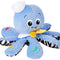 Octoplush Musical Huggable Stuffed Animal Plush Toy, Learn Colors in 3 Languages, Blue, 11" Age 3 Month and Up,