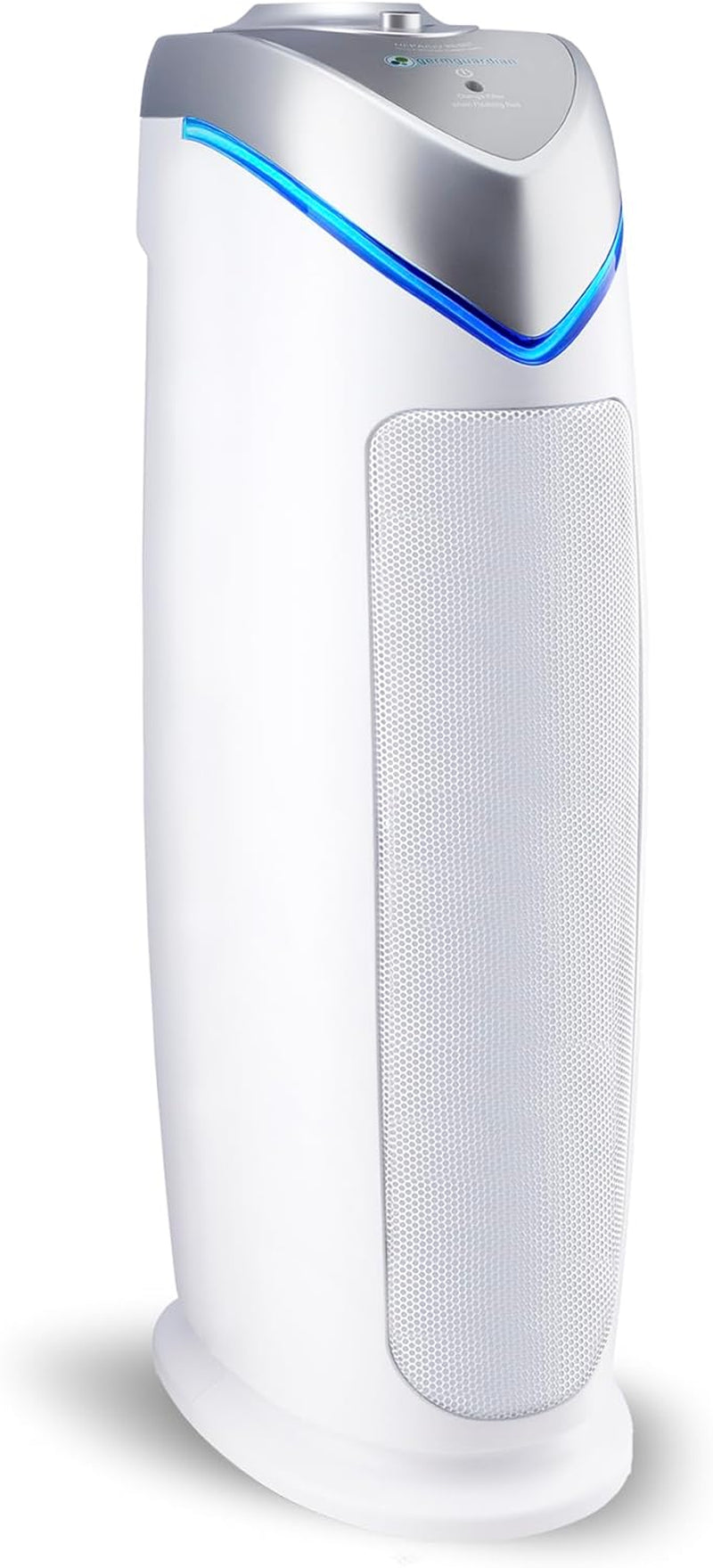 Germguardian Air Purifier with HEPA 13 Filter, Removes 99.97% of Pollutants, Covers Large Room up to 743 Sq. Foot Room in 1 Hr, UV-C Light Helps Reduce Germs, Zero Ozone Verified, 22", Gray, AC4825E
