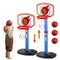 Toddler Basketball Hoop, Indoor Basketball Game Set for Kids 1-3, Adjustable Kids Basketball Goal with 4 Balls for Indoor Outdoor Play