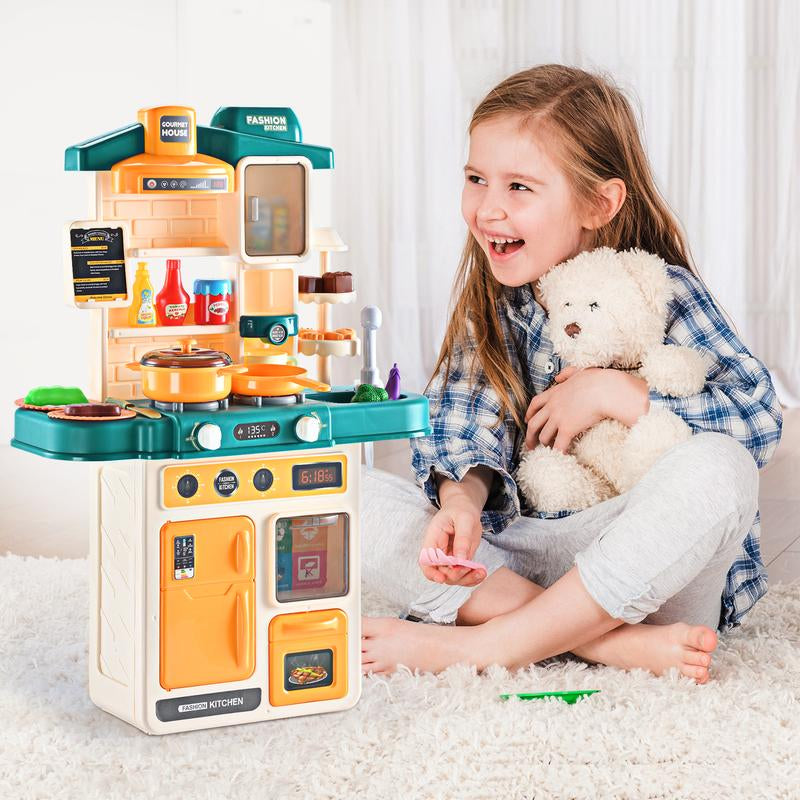 Kids Kitchen Playset Pretend Play Toys for Boys and Girls