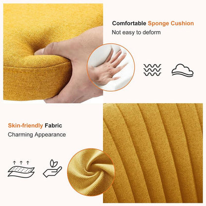 [Fall Sale]Joyfinity Home Small Cute Desk Chair Armless for Small Space Adjustable Rolling Chair, Cute Modern Desk Chair for Home Office Make up Bed Room